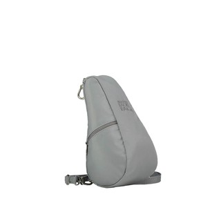 Healthy Back Bag กระเป๋าสะพาย ผ้าไมโครไฟเบอร์ สีเทา Mr.Grey ขนาด Large Baglett กระเป๋าเพื่อสุขภาพ น้ำหนักเบา