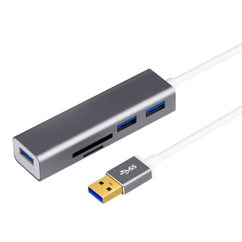onten USB 3.0 to Port Hub with SD/TF Card reader(OTN-5223)