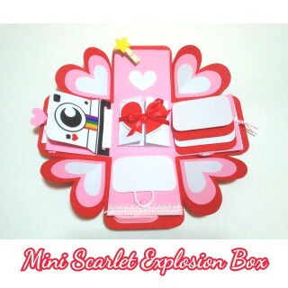 🎁🎉 กล่องของขวัญ มินิสการ์เล็ต 🎈 Mini scarlet Explosion Box 💗