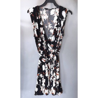 Mgo dress เดรสผ้าโพลี่ พริ้ว นุ่ม ยืดได้เยอะ มีเชือกผูกเอว