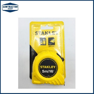 ตลับเมตร ขนาด 5 เมตร โกลบอล เทป Global Tape Stanley สแตนเล่ย์  รุ่น 30-496N