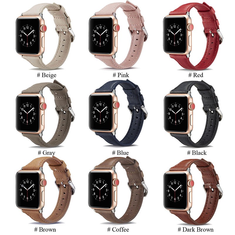 สายหนังเหมาะสำหรับ นาฬิกา iWatch Watch 41มม.45 มม.44มม.42มม.38มม.40มม. #8