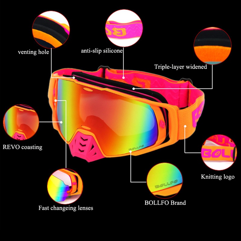 Photochromic Glasses Motocross Goggles UV400 MX goggle ATV Off Road Dirt Bike DustProof Racing