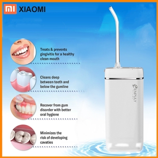 Xiaomi Youpin Enpuly Mini Oral Irrigator ทันตกรรม Irrigator ฟัน USB อัลตราโซนิก Bucal Tooth Cleaner Waterpulse พร้อมหัวฉีดถังเก็บน้ํา