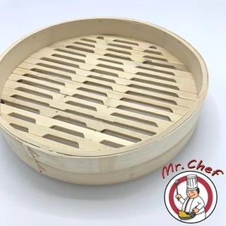 Mr.Chef [พร้อมส่ง] เข่งติ่มซำ สไตล์ฮ่องกง ขนาดใหญ่พิเศษ 10 12 16 นิ้ว เข่งปลาทู เข่งนึ่งปลา เข่งไม้ไผ่ ผลิตจากไม้ไผ่