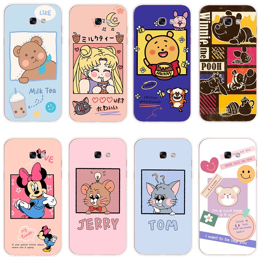 เคส Samsung galaxy a7 2015 a7 2016 a7 2017 a7 2018 A8 2015 ซิลิโคนใส เคสนิ่ม