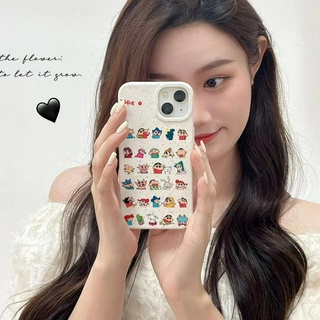 💖New 💖iPhone 14 13 12 11 Pro Max เคส for เคสไอโฟน11 น่ารัก บางเบาพกพาง่าย การ์ตูน เครยอนชินจัง เรียบง่าย Case