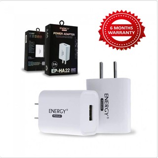 Energy แท้ Travelcharger Chargeradaptor ที่ชาร์จแบต ชาร์จเร็ว อะแดปเตอร์ ที่ชาร์จแท้ หัวชาร์จ ที่ชาร์ท สายชาร์ท