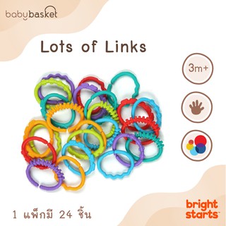 ของเล่นเด็ก ห่วงต่อ สีสันสดใส Bright Starts Lots of Links ผิ…