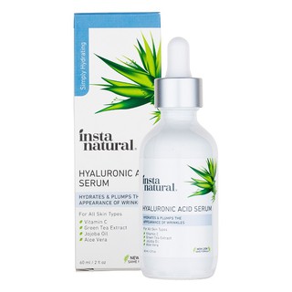 InstaNatural Hyaluronic Acid Serum with Vitamin C 2 oz (60 ml)