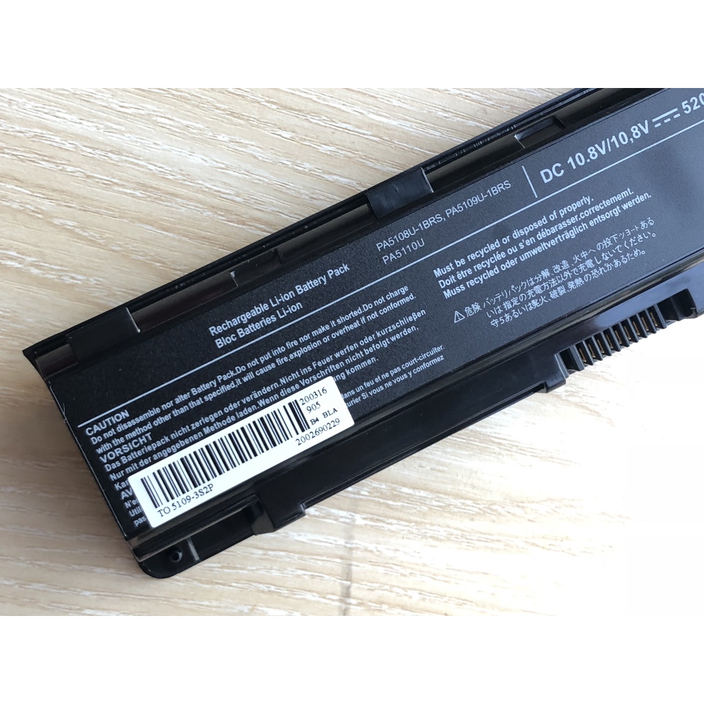Laptop battery for Toshiba Satellite C50T C55 C70 C75D PA5108U-1BRS PA5109U-1BRS PA5110U-1BRS PABAS2