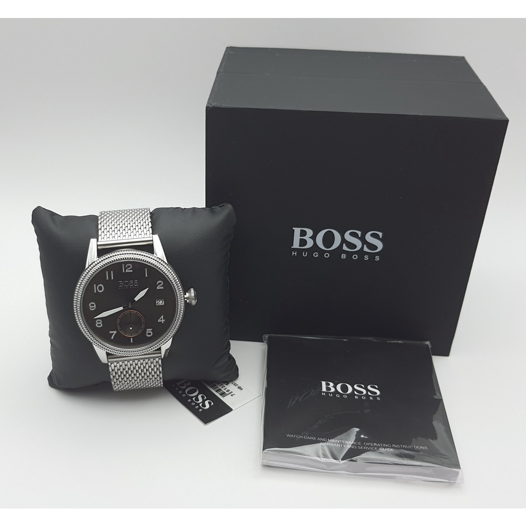 นาฬิกา HUGO BOSS MEN'S HB1513673 44 MM LEGACY QUARTZ พร้อมกล่อง (ใหม่)