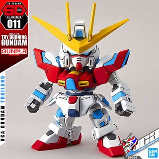 💥 BANDAI GUNPLA GUNDAM SD EX STANDARD SDEX TRY BURNING GUNDAM ประกอบ หุ่นยนต์ โมเดล กันดั้ม กันพลา ของเล่น VCA GUNDAM