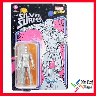 Marvel Legends Retro Silver Surfer 3.75" Figure มาร์เวล เลเจนด์ รีโทร ซิลเวอร์ เซิร์ฟเฟอร์ ขนาด 3.75 นิ้ว ฟิกเกอร์