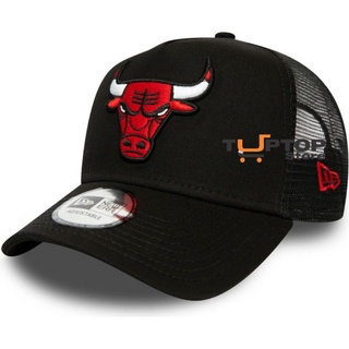 Chicago Bulls Black Ori New Era 9Forty หมวกทรัคเกอร์ กรอบ A สําหรับร้านค้า