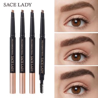 [พร้อมส่ง] SACE LADY Pro Eyebrow Pencil ดินสอเขียวคิ้วแบบหมุน