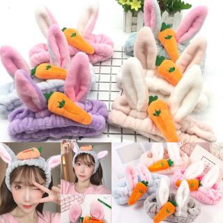 พร้อมส่ง🇹🇭คาดผมกระต่ายแครอท​สไตล์​เกาหลี​ น่ารักมากๆ🐇🥕