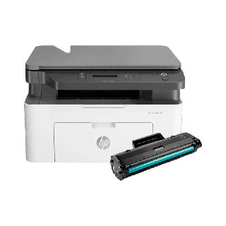 จัดส่งฟรี!! Printer HP MFP 135w ใช้หมึกรุ่น HP 107A BK สามารถออกใบกำกับภาษีได้ รับประกันศูนย์ (พร้อมหมึกเเท้)
