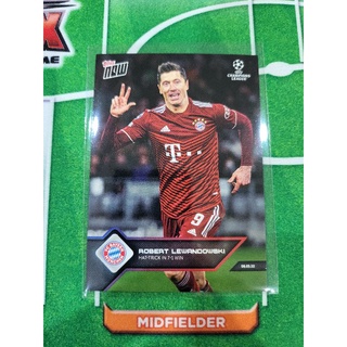 Topps Now Lewandowski ทำ Hat-trick ได้ใน UCL 2022