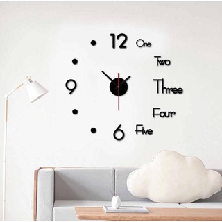 นาฬิกาติดผนัง 3D DIY ขนาดเล็ก รุ่น 1นาฬิกาติดผนัง 3D DIY ขนา…