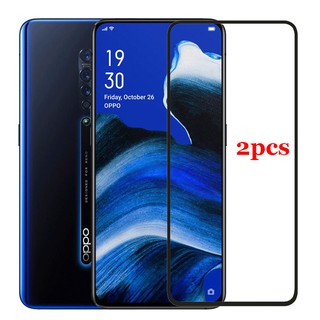 2PCS กระจก OPPO Reno2 Tempered Glass Full Cover Screen Protector OPPO Reno 2 Reno2F 2F กระจกครอบเต็ม ป้องกันหน้าจอ ฟิล์ม