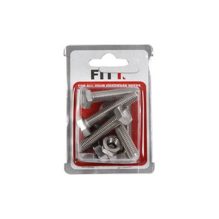 สกรูหัวหกเหลี่ยม 3/8"X2" 5ชุด | FITT | 8851326950966 สกรู, น๊อต อุปกรณ์ยึดติด ต่อเติมซ่อมแซมบ้าน สกรูหัวหกเหลี่ยม 3/8"X2