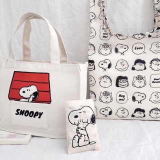 Snoopy &amp; Friends Bag + Foldable Shopping Bag