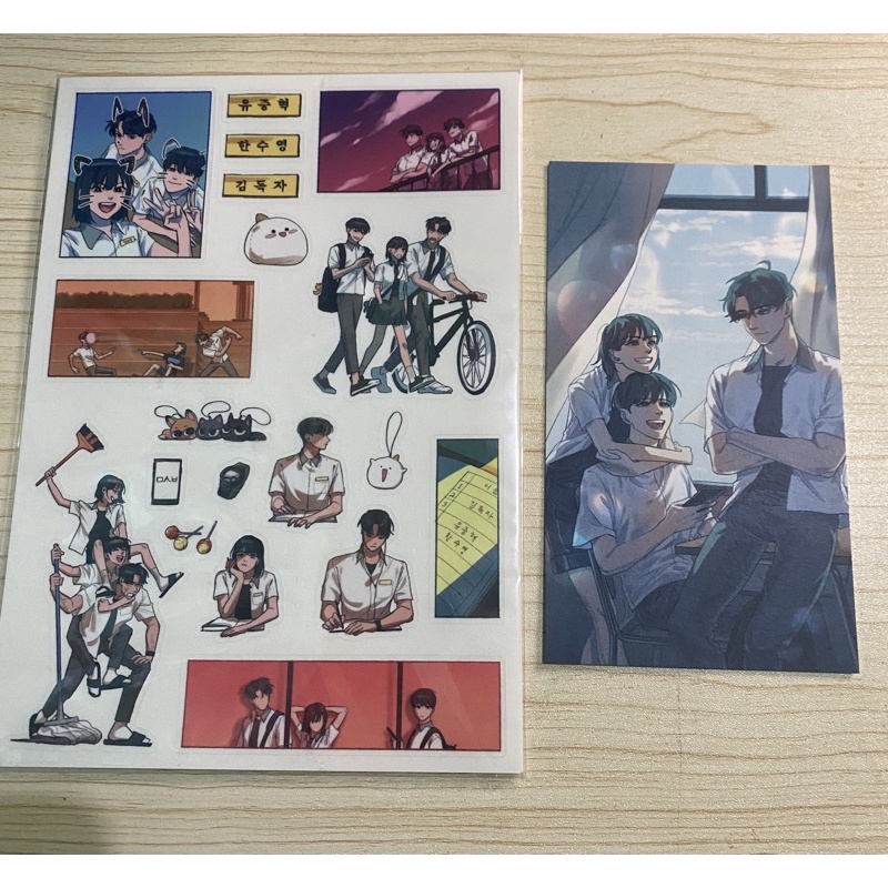 โปสการ์ดและสติ๊กเกอร์ omniscient readers มุมมอง ORV