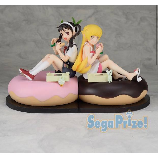 ฟิกเกอร์แท้ Sega LPM Limited Premium Figure - Monogatari Series - Hachikuji Mayoi and Oshino Shinobu figurine pair sweet