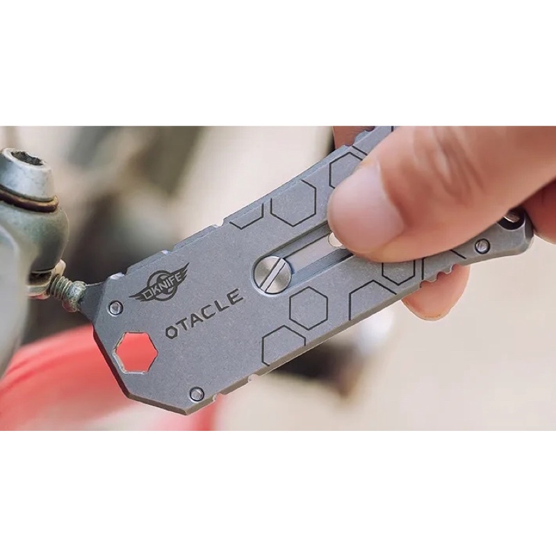 AION Couteau de Poche Pliant Lame Nitro V Flipper EDC Halloween - Olight ance