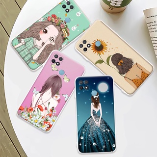 เคสโทรศัพท์ สาวสวย อ่อนนุ่ม เคส OPPO A15 15s