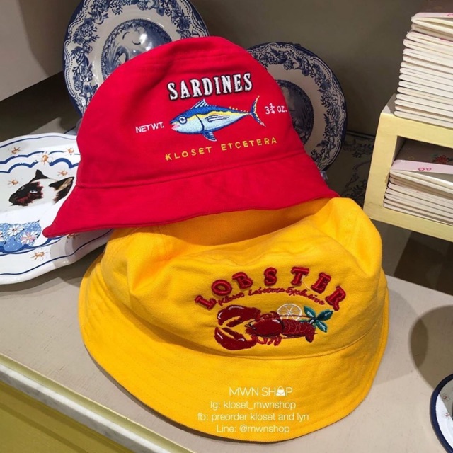 Kloset new sardine lobster hat