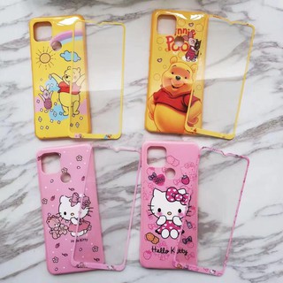 เคส+ฟิล์มกระจกลายการ์ตูนเคสพร้อมฟิล์มประกบหน้าลายเดี่ยวกันกับเคส(สิ้นค้าพร้อมส่ง)OPPO A53/F5/A93/A12/A5S/A15/A15S/A92/Re