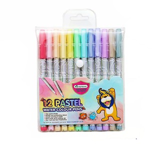Master Art ปากกาสีเมจิก พาสเทล 12 สี
