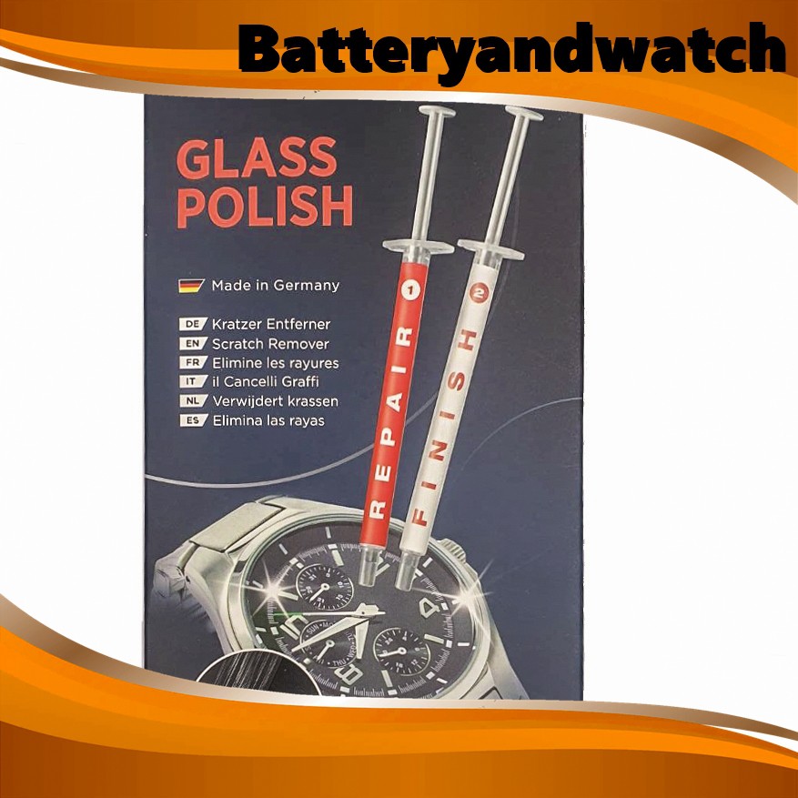 นํ้ายาขัดกระจก นํ้ายาสำหรับลบรอยบนกระจกนาฬิกา Poly Watch Glass Polish Made in Germany