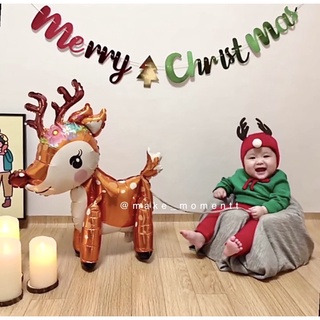 ลูกโป่งคริสต์มาส ของตกแต่งวันคริสต์มาส Christmas New year