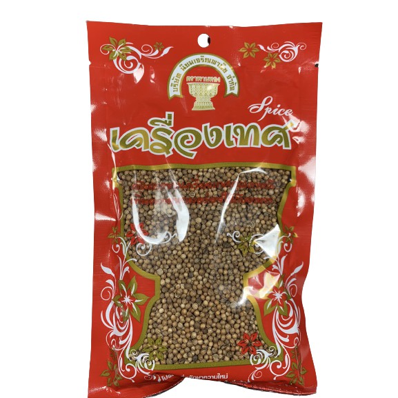 เม็ดผักชี 100 กรัม ตราพานทอง Dried Coriander seeds