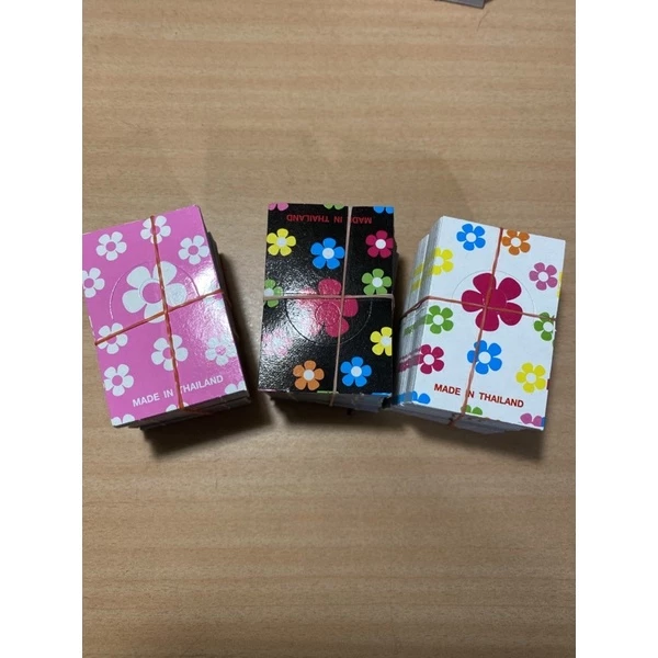 หัวกระดาษ ดอกไม้ ขนาด 4x6 ซม. 100 ใบต่อ 1 ก้อน