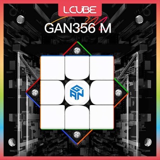 รูบิค Gan 356 M 3x3 Magic Cube with GES รูบิคแม่เหล็ก ลูกบาศก์มายากล ไร้สติกเกอร์ ของขวัญ