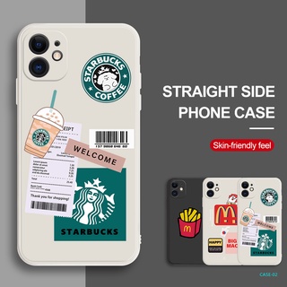 เคสซิลิโคนนิ่ม ลายฉลาก Starbucks สําหรับ Xiaomi Mi 11 Lite Xiaomi Mi 11T 10T 9T Pro Xiaomi Mi 11 12 12X Pro ultra Mi 9 8 SE 10 11 Lite NE*H105