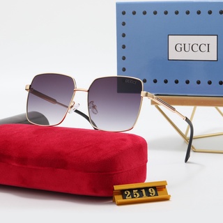 GUCCI ใหม่ แว่นตากันแดด ป้องกันรังสียูวี หรูหรา แฟชั่น เรโทร สําหรับทุกเพศ UV400 2022