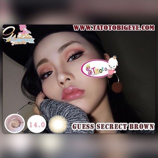 Guess Secrect Brown  TATOTO Contact Lenses บิ๊กอาย #335