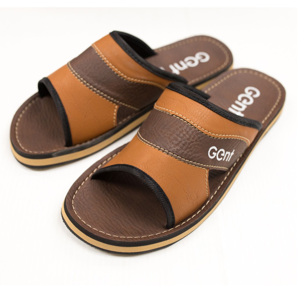 HEAVY SHOES GENTรองเท้าแตะแบบสวม GS9421 BR