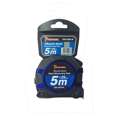 BighotHUMMER ตลับเมตร 5เมตร  X05-5025-N สีน้ำเงิน