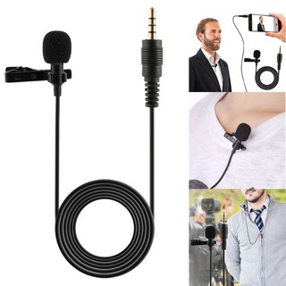 ไมค์ไลฟ์สด อัดเสียง ไมค์โทรศัพท์ ใช้กับมือถือได้ทันที Mini Clip-on Microphone for Smartphone