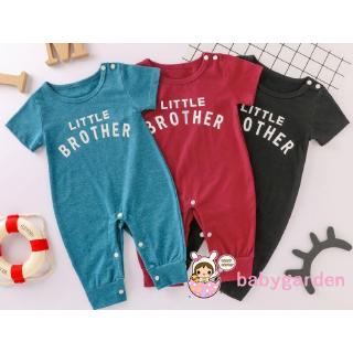 ღ♛ღ0-24M Baby Boys Summer One-Piece Short Sleeve Letter Printed Romper