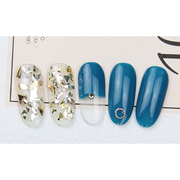 สีมาใหม่ ฟอล์ยติดเล็บ 2สี ฟอล์ยเงิน/ทอง ใช้ตกแต่งเล็บ - รูปที่ 7