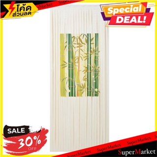 มู่ลี่ PVC HOME L&amp;S BAMBOO 80X200 ซม. ม่านบังตา PVC STRIP BLIND HOME L&amp;S BAMBOO 80X200CM
