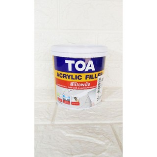 สีโป๊ผนัง TOA ACRYLIC FILLERขนาด0.946ลิตร