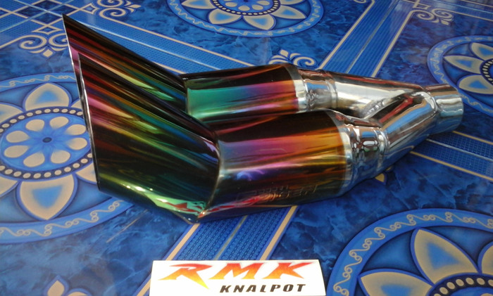 ปลายท่อ 5Zigen Burn Rainbow สาขา